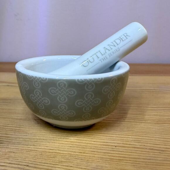 Outlander Other - Outlander The Series Mini Mortar & Pestle Set Ceramic Collectible Gift Boxed
